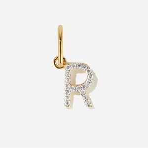 BRUNA THE LABEL LAB-GROWN DIAMOND LETTER CHARM